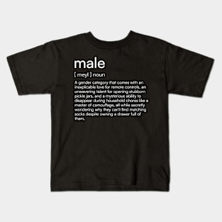 Male definition Kids T-Shirt